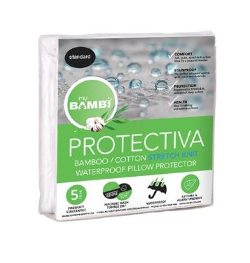 Protectiva cotton/bamboo pillow protector