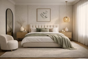 Hamilton Headboard + Slim Surround - Liven Woven Fabric