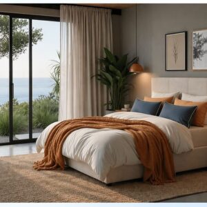 Enclose Headboard + Standard Surround - Linen Woven Fabric